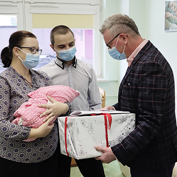 Aktualność Pierwsze dziecko urodzone w Wojewódzkim Szpitalu Podkarpackim im. Jana Pawła II w Krośnie w 2022 roku
